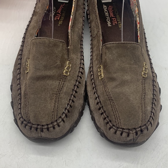 Skechers Light Brown Suede Slip On Loafer Size 7 SKT5015C - Picture 2 of 10